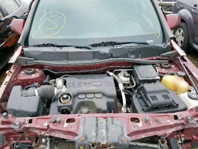 2CKDL33F786012765 - 2008 PONTIAC TORRENT BURGUNDY photo 7