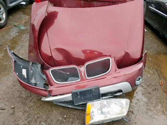 2CKDL33F786012765 - 2008 PONTIAC TORRENT BURGUNDY photo 9