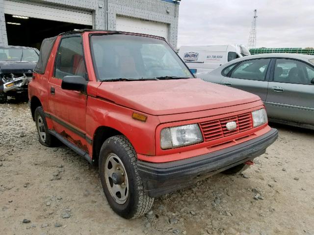 2CNBJ18U8P6916229 - 1993 GEO TRACKER RED photo 1