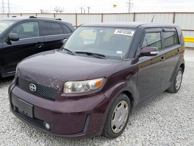 JTLKE50E891094675 - 2009 TOYOTA SCION XB Bordo foto 2