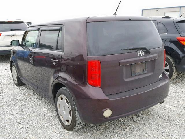 JTLKE50E891094675 - 2009 TOYOTA SCION XB Bordo foto 3