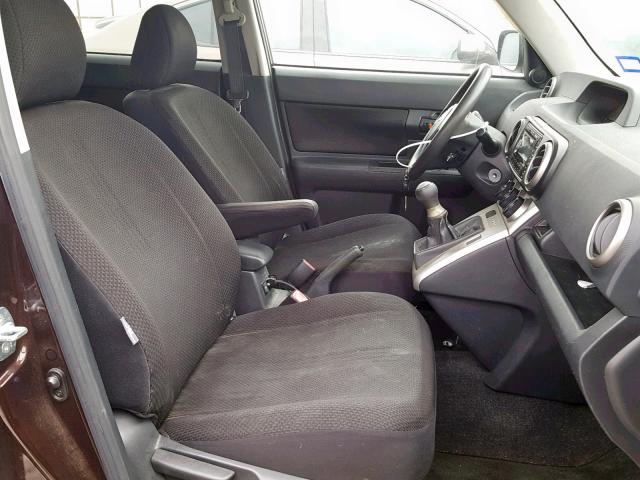 JTLKE50E891094675 - 2009 TOYOTA SCION XB Bordo foto 5