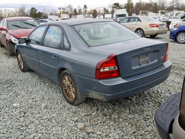 YV1TS92D421256502 - 2002 VOLVO S80 GREEN photo 3