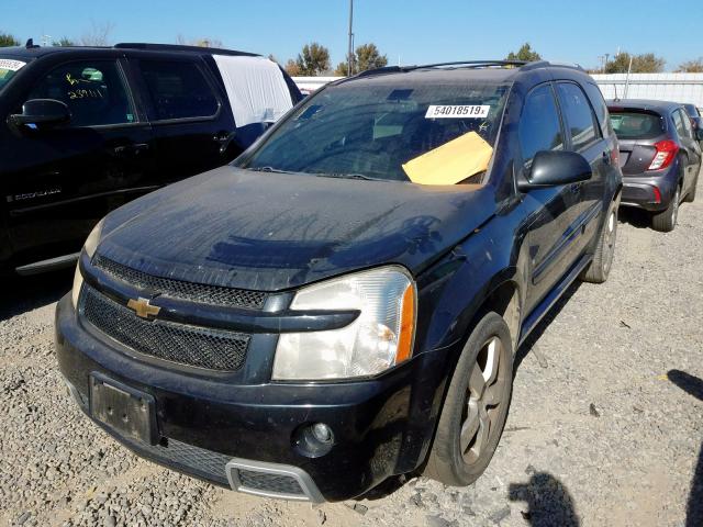 2CNDL937686055637 - 2008 CHEVROLET EQUINOX SP BLACK photo 2