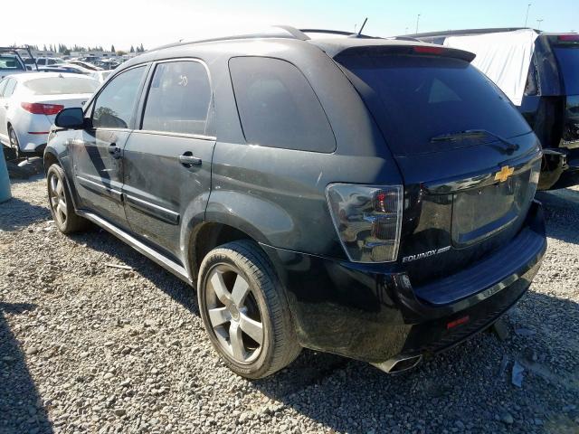 2CNDL937686055637 - 2008 CHEVROLET EQUINOX SP BLACK photo 3