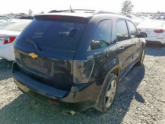 2CNDL937686055637 - 2008 CHEVROLET EQUINOX SP BLACK photo 4