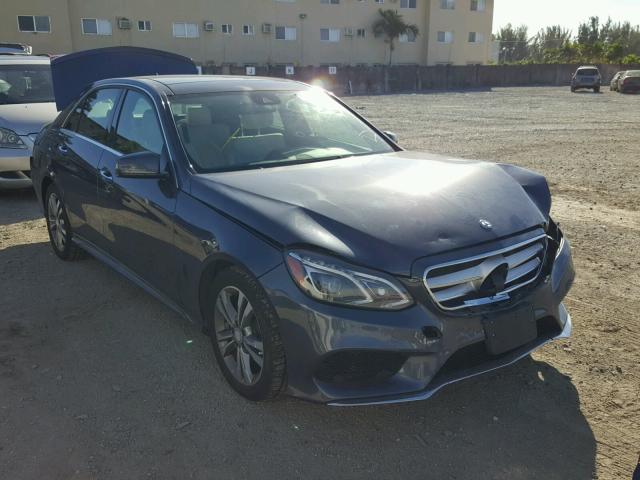 WDDHF9HB0EA898182 - 2014 MERCEDES-BENZ E 250 BLUE GRAY photo 1