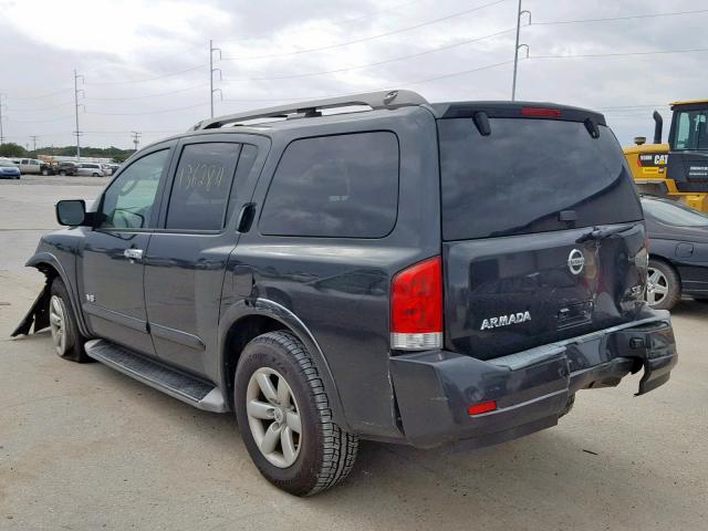 5N1AA08D68N612495 - 2008 NISSAN ARMADA SE GREEN photo 3