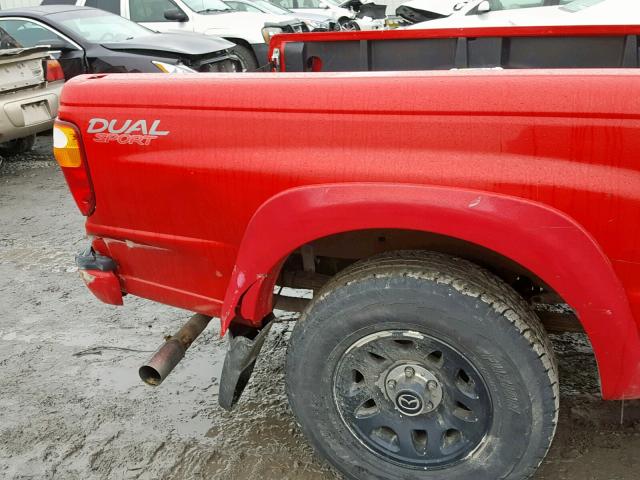 4F4YR16U11TM27753 - 2001 MAZDA B3000 CAB RED photo 9