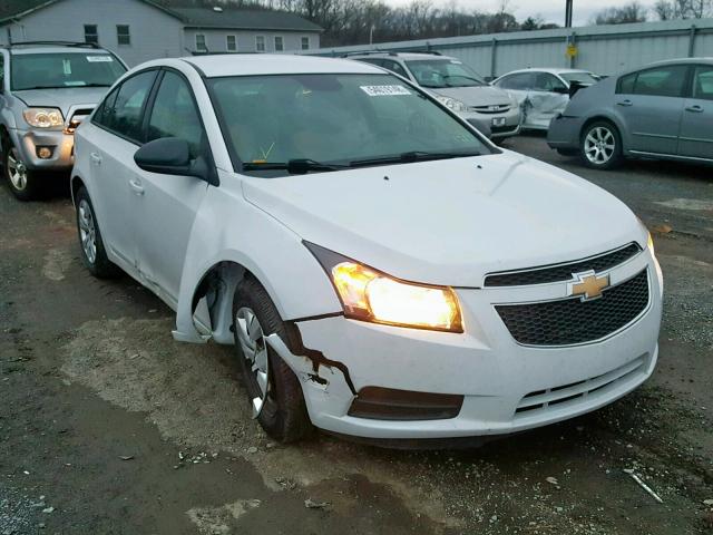 1G1PA5SG4D7314288 - 2013 CHEVROLET CRUZE LS WHITE photo 1