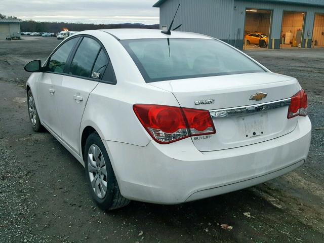 1G1PA5SG4D7314288 - 2013 CHEVROLET CRUZE LS WHITE photo 3