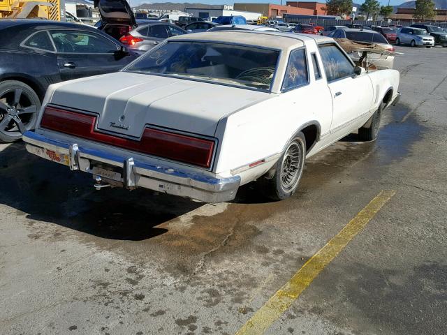 7J87H135579 - 1977 FORD T BIRD WHITE photo 4