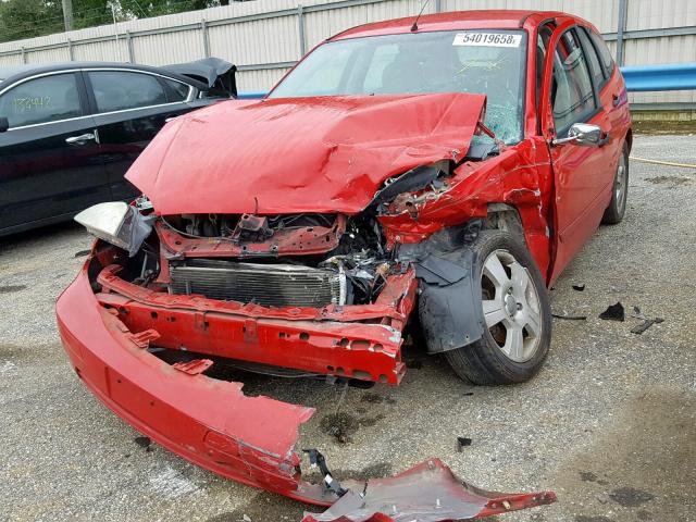 1FAFP37N36W236436 - 2006 FORD FOCUS ZX5 RED photo 2