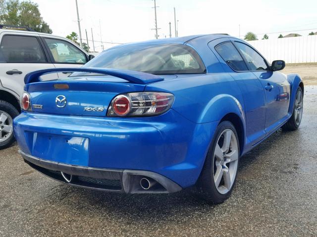 JM1FE17N250156017 - 2005 MAZDA RX8 BLUE photo 4