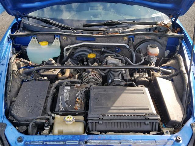 JM1FE17N250156017 - 2005 MAZDA RX8 BLUE photo 7