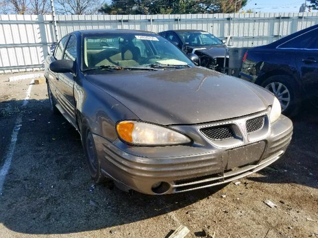 1G2NF52F02C212888 - 2002 PONTIAC GRAND AM S GRAY photo 1