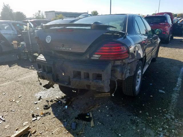 1G2NF52F02C212888 - 2002 PONTIAC GRAND AM S GRAY photo 4