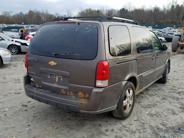 1GNDV33188D200077 - 2008 CHEVROLET UPLANDER L BROWN photo 4