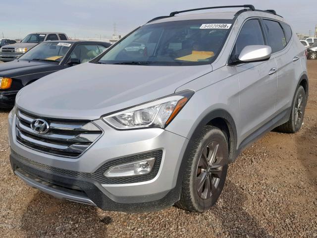 5XYZU3LBXDG099971 - 2013 HYUNDAI SANTA FE S SILVER photo 2