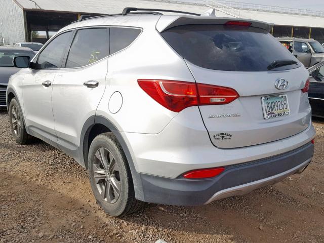 5XYZU3LBXDG099971 - 2013 HYUNDAI SANTA FE S SILVER photo 3