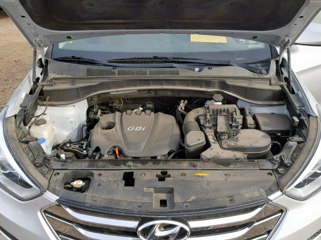 5XYZU3LBXDG099971 - 2013 HYUNDAI SANTA FE S SILVER photo 7