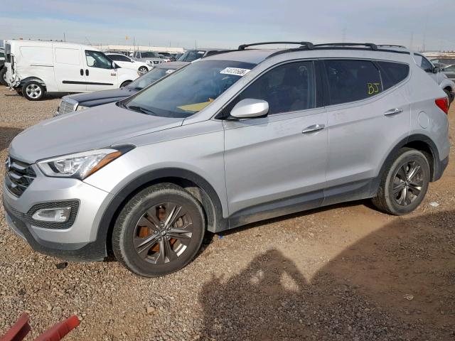 5XYZU3LBXDG099971 - 2013 HYUNDAI SANTA FE S SILVER photo 9