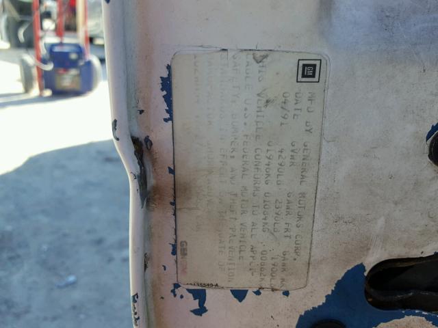 1G2WH54T6NF284523 - 1992 PONTIAC GRAND PRIX WHITE photo 10