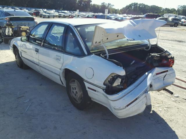 1G2WH54T6NF284523 - 1992 PONTIAC GRAND PRIX WHITE photo 3