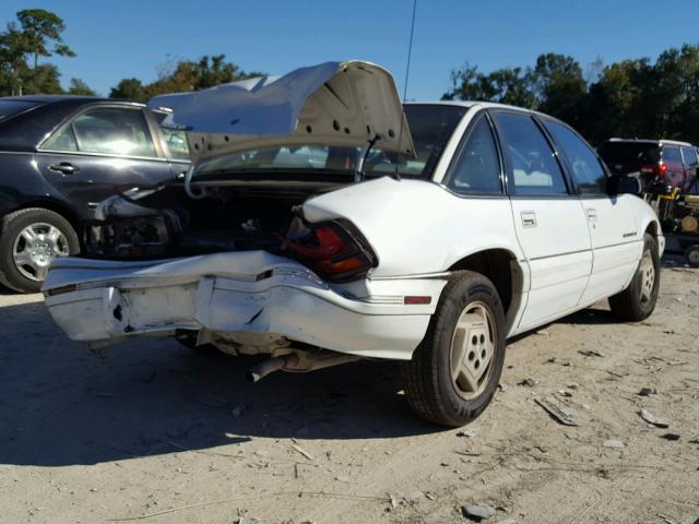 1G2WH54T6NF284523 - 1992 PONTIAC GRAND PRIX WHITE photo 4