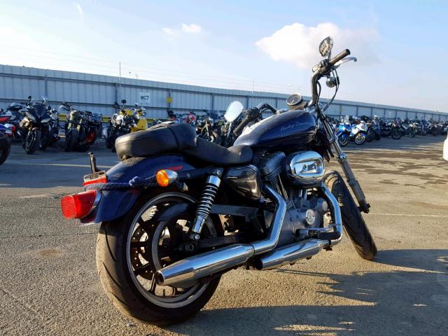 1HD4CR216DC415765 - 2013 HARLEY-DAVIDSON XL883 SUPE BLUE photo 4