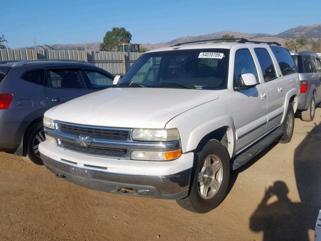 3GNFK16T41G203392 - 2001 CHEVROLET SUBURBAN K WHITE photo 2