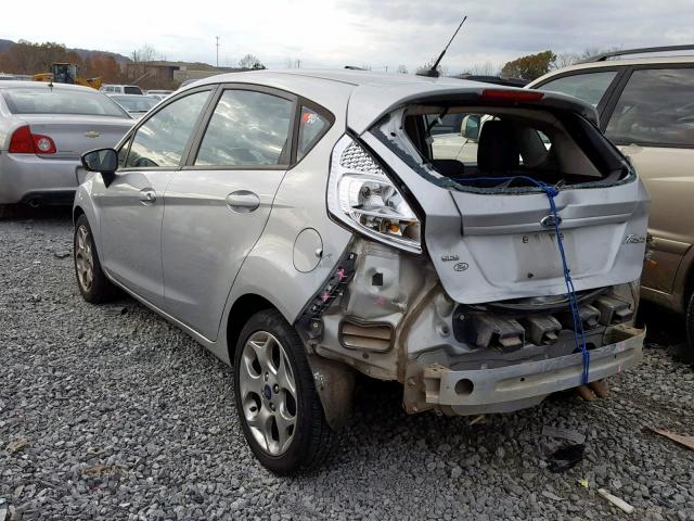 3FADP4FJXCM173777 - 2012 FORD FIESTA SES SILVER photo 3