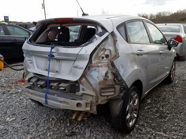 3FADP4FJXCM173777 - 2012 FORD FIESTA SES SILVER photo 4