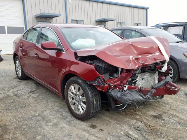 1G4GB5EG7AF162178 - 2010 BUICK LACROSSE C RED photo 1