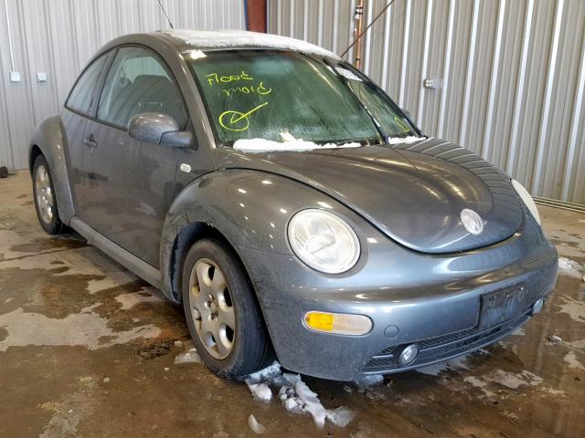 3VWCB21C82M462329 - 2002 VOLKSWAGEN NEW BEETLE GRAY photo 1