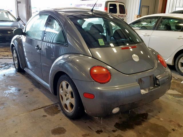 3VWCB21C82M462329 - 2002 VOLKSWAGEN NEW BEETLE GRAY photo 3