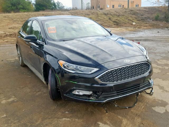 3FA6P0K96HR346427 - 2017 FORD FUSION TIT BLACK photo 1