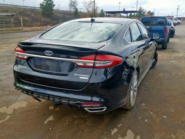 3FA6P0K96HR346427 - 2017 FORD FUSION TIT BLACK photo 4