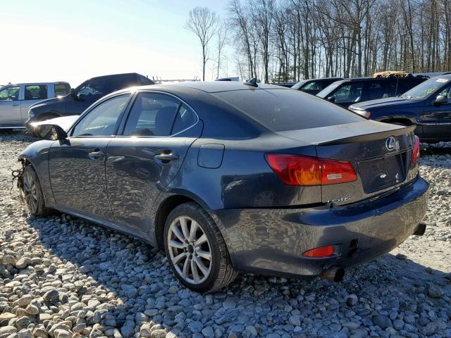 JTHCK262572012279 - 2007 LEXUS IS 250 GRAY photo 3