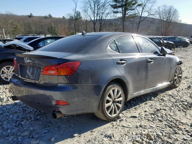 JTHCK262572012279 - 2007 LEXUS IS 250 GRAY photo 4