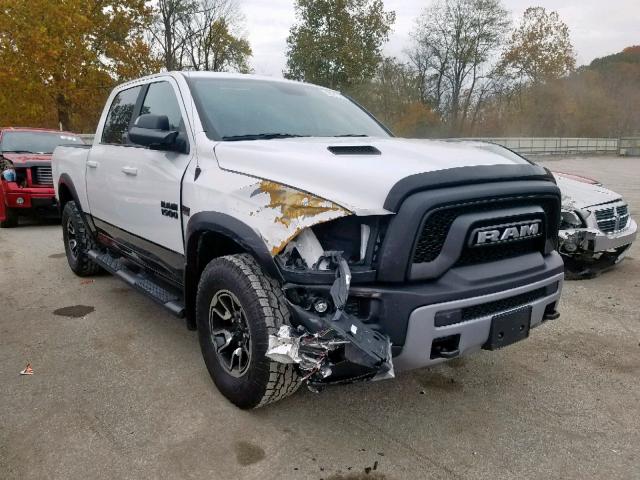 1C6RR7YT0JS203424 - 2018 RAM 1500 REBEL WHITE photo 1