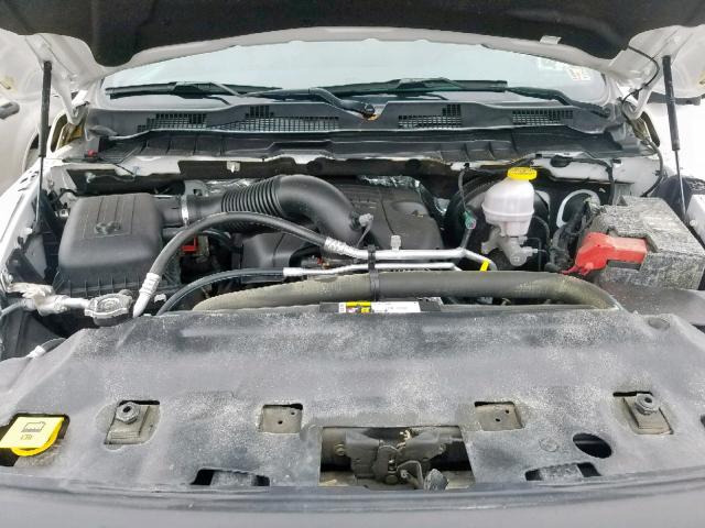 1C6RR7YT0JS203424 - 2018 RAM 1500 REBEL თეთრი ფოტო 7