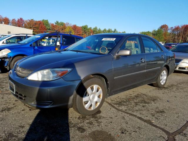 4T1BE32K12U564127 - 2002 TOYOTA CAMRY LE BEIGE photo 2