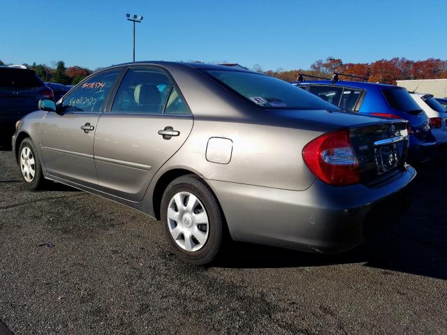 4T1BE32K12U564127 - 2002 TOYOTA CAMRY LE BEIGE photo 3