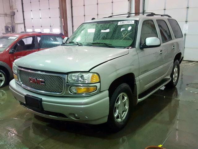 1GKEK63U04J296708 - 2004 GMC YUKON DENA GRAY photo 2