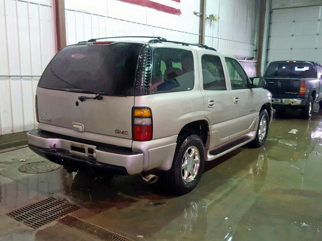 1GKEK63U04J296708 - 2004 GMC YUKON DENA GRAY photo 4