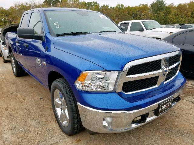 1C6RR7FT7KS591370 - 2019 RAM 1500 CLASS BLUE photo 1