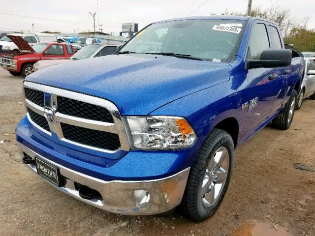 1C6RR7FT7KS591370 - 2019 RAM 1500 CLASS BLUE photo 2