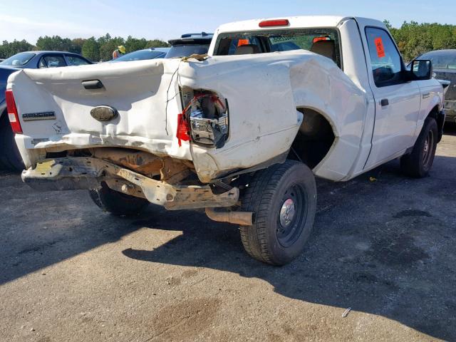 1FTYR10U86PA47293 - 2006 FORD RANGER WHITE photo 4