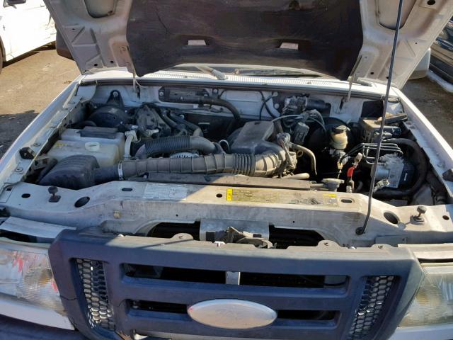 1FTYR10U86PA47293 - 2006 FORD RANGER WHITE photo 7